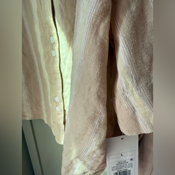 NWT Stars Above Matching Striped Top & Wide Cropped Pants (SZ L Top, XL Pants) - Picture 12 of 16